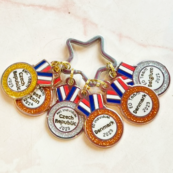 Silver Medal Charms