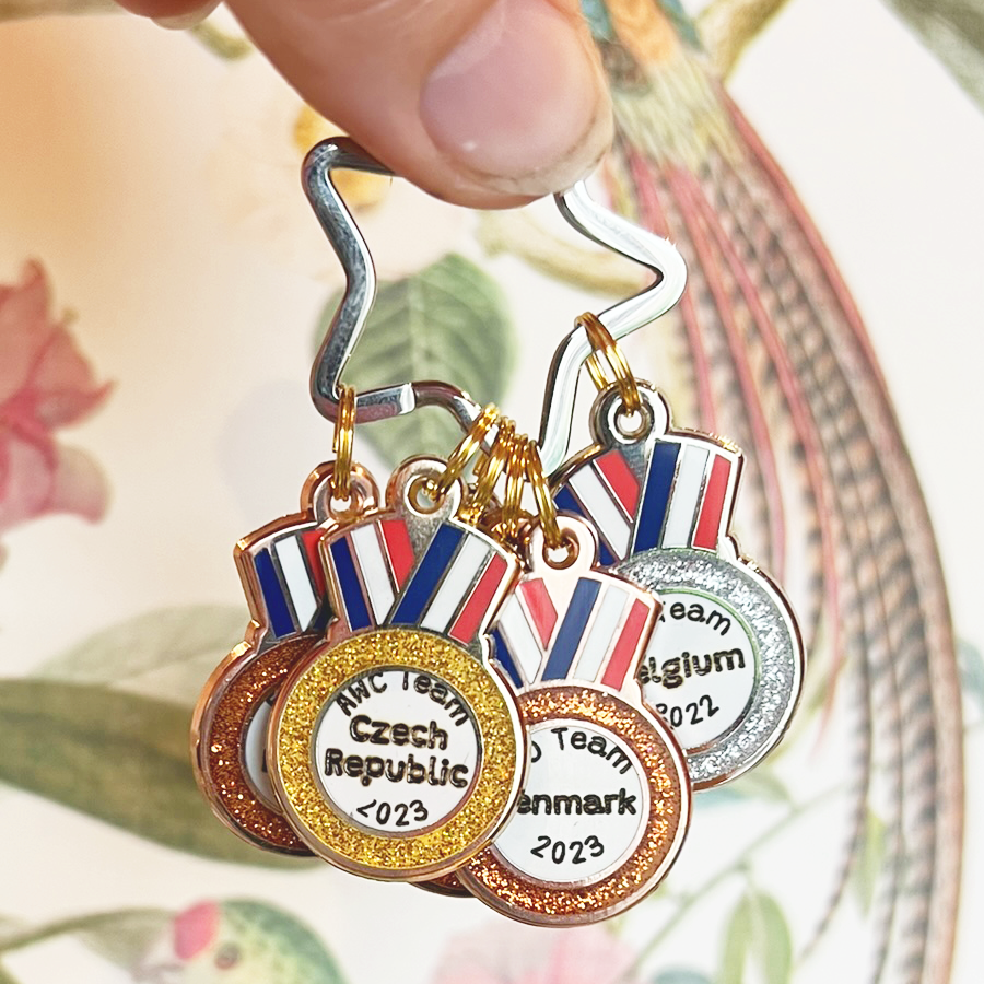 Silver Medal Charms