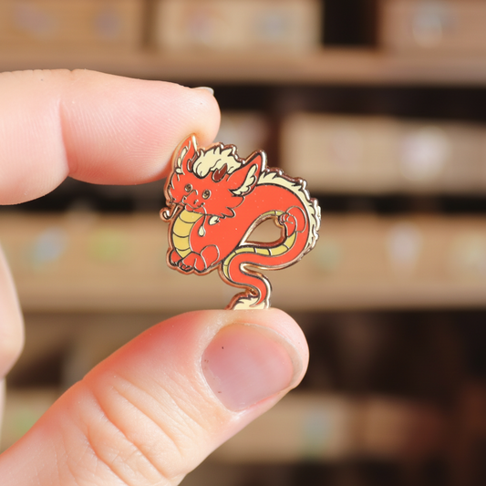 Noodle Dragon Mini Pin