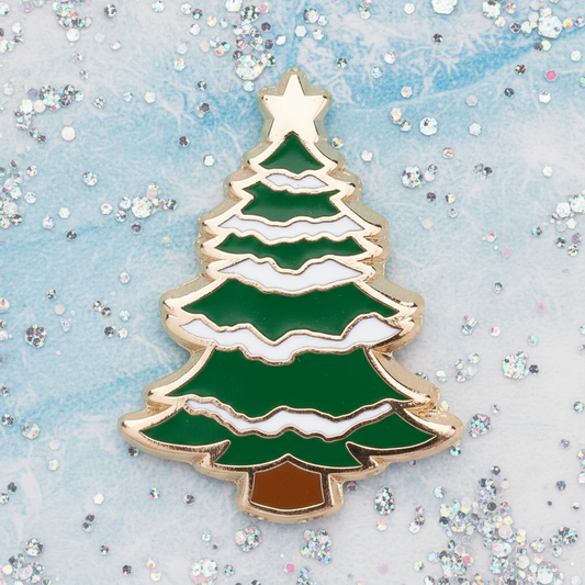 Winter Tree Mini Pin