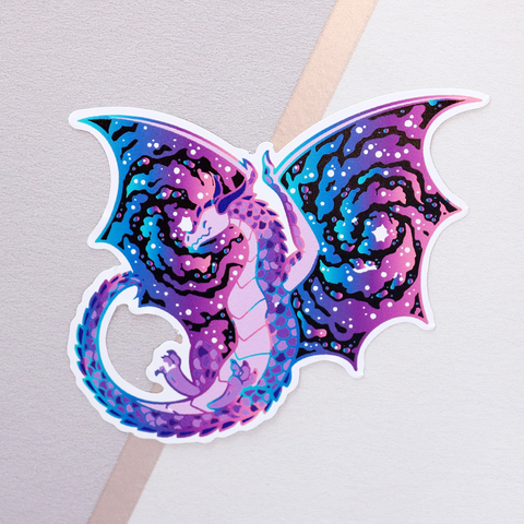 Nebula Dragon Vinyl Sticker