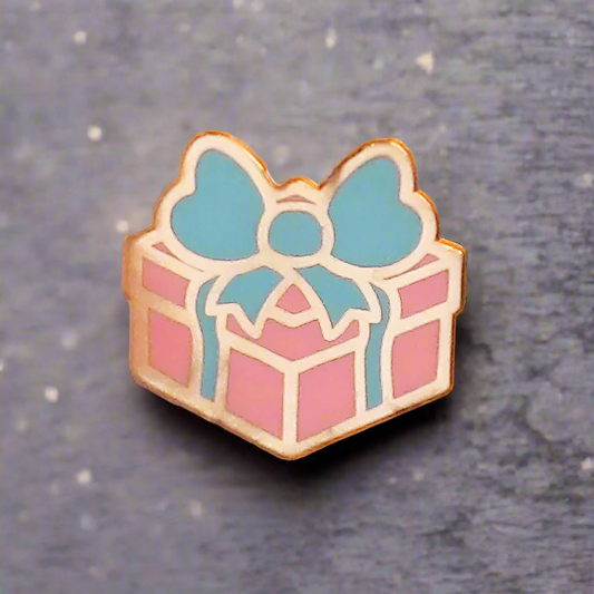 Pink Present Mini Pin