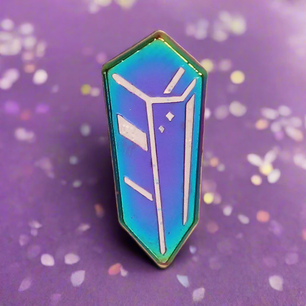 Rainbow Crystal Mini Pin