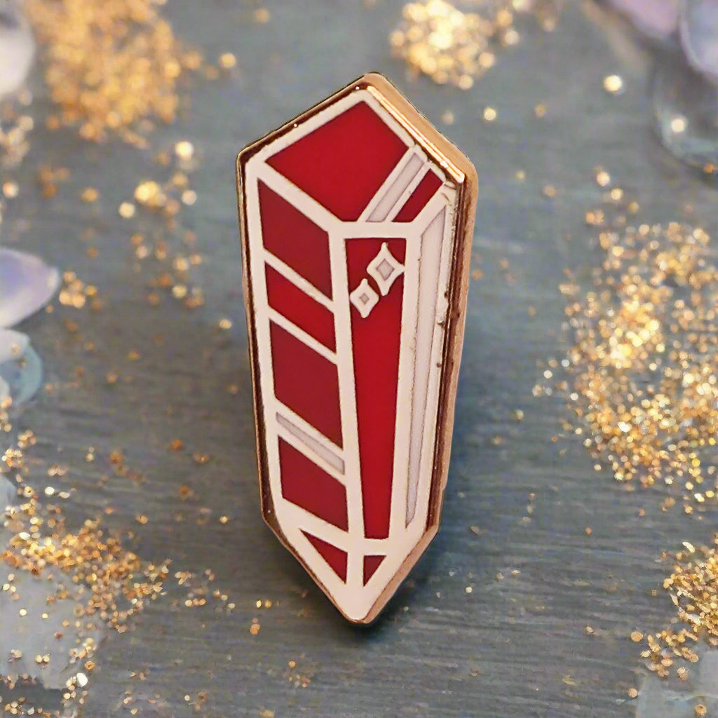 Red Crystal Mini Pin