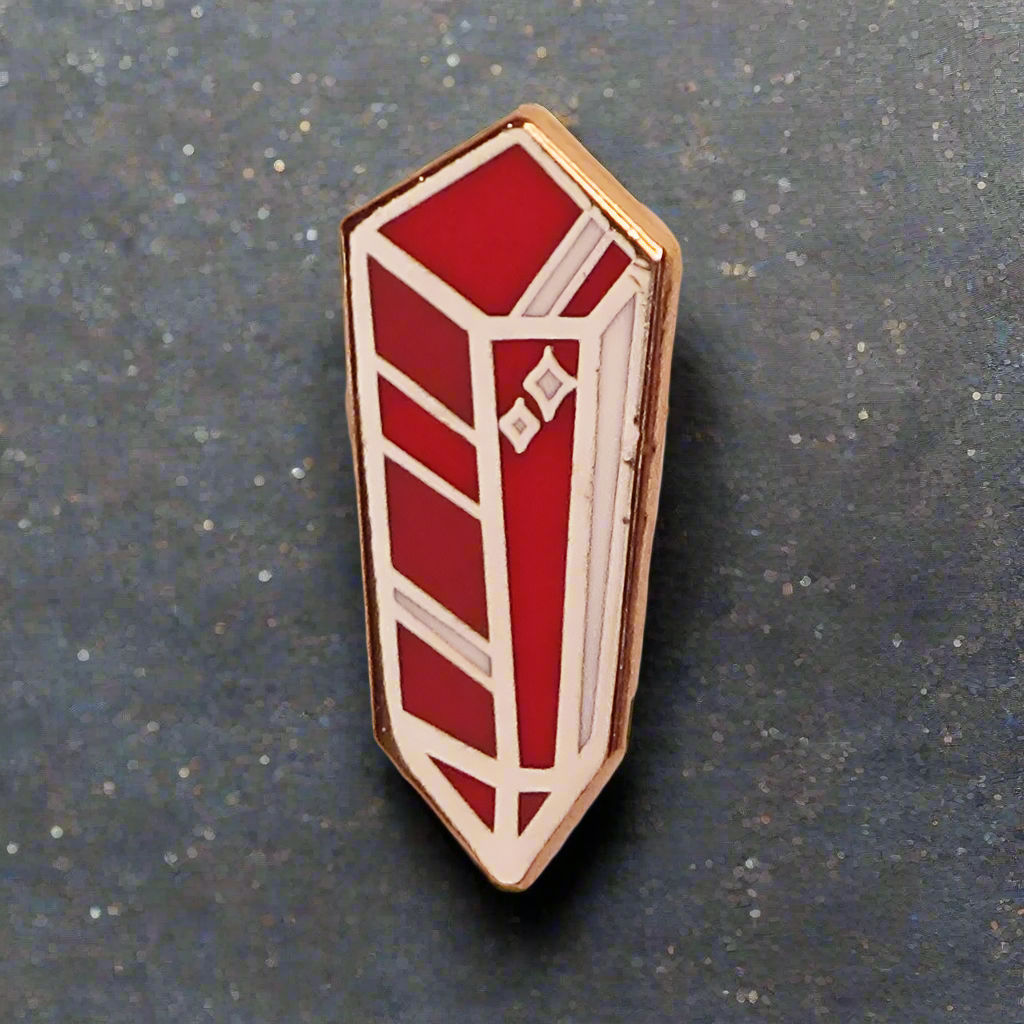 Red Crystal Mini Pin