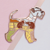 Schnauzer Enamel Pin
