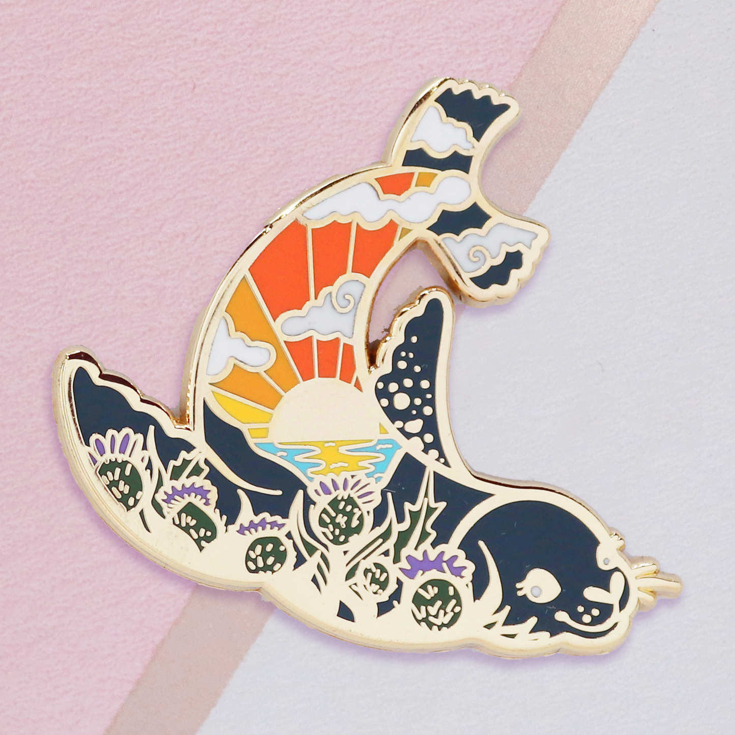 Seal Enamel Pin