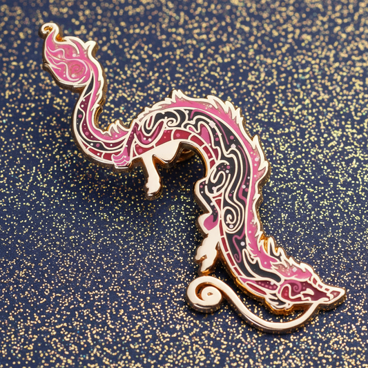 Space Dragon Enamel Pin