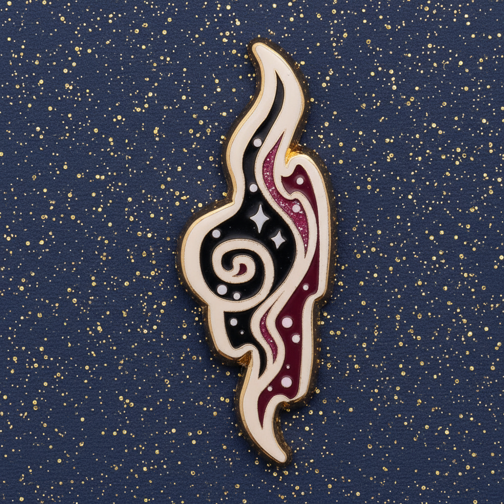 Space Swirl Mini Pin