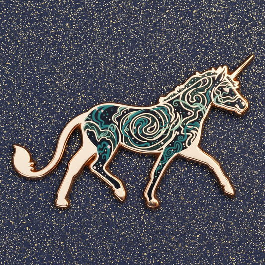 Space Unicorn Enamel Pin
