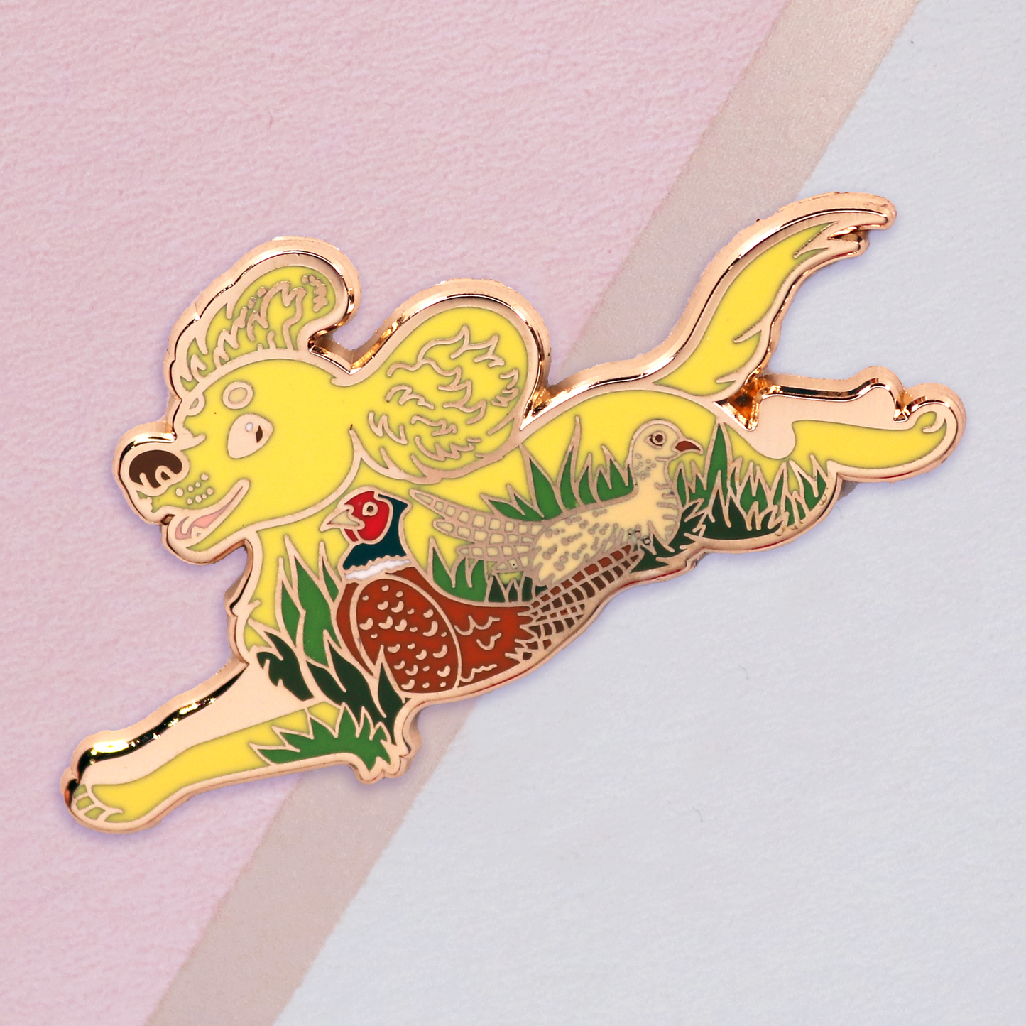 Spaniel Enamel Pin