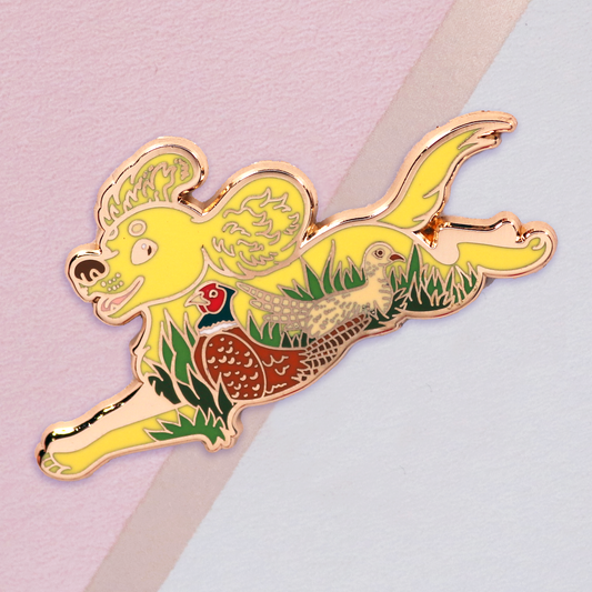 Spaniel Enamel Pin