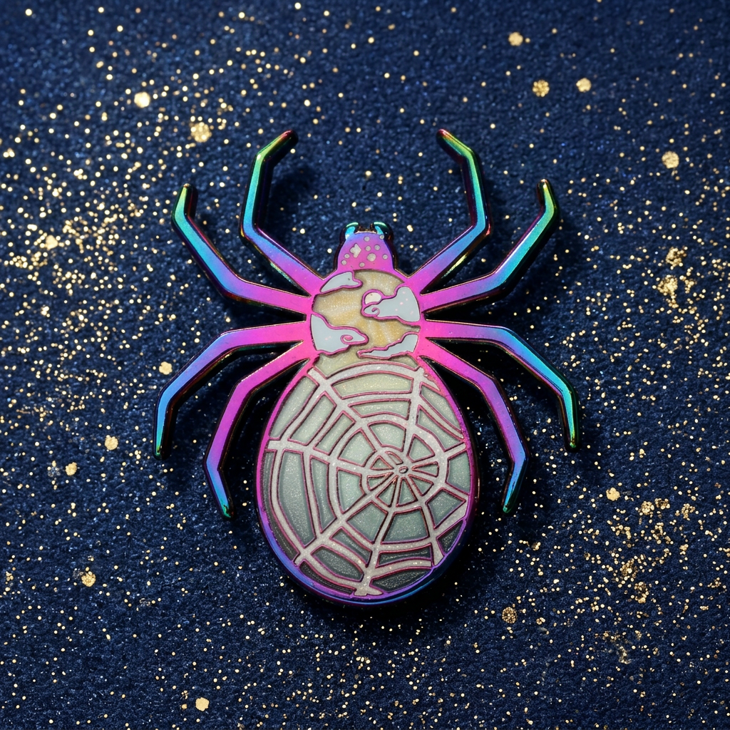 Stillwinter Silk Spider Enamel Pin