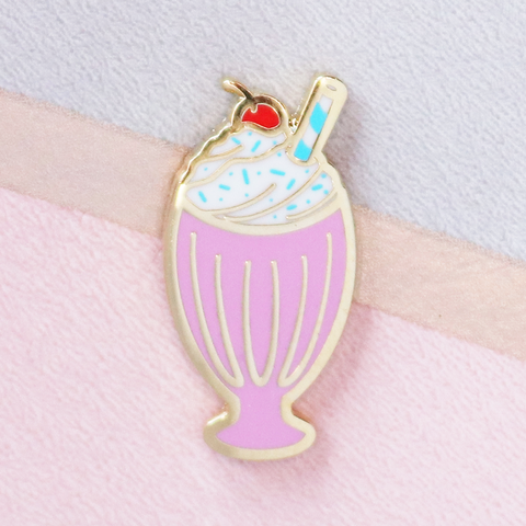 Strawberry Milkshake Mini Pin