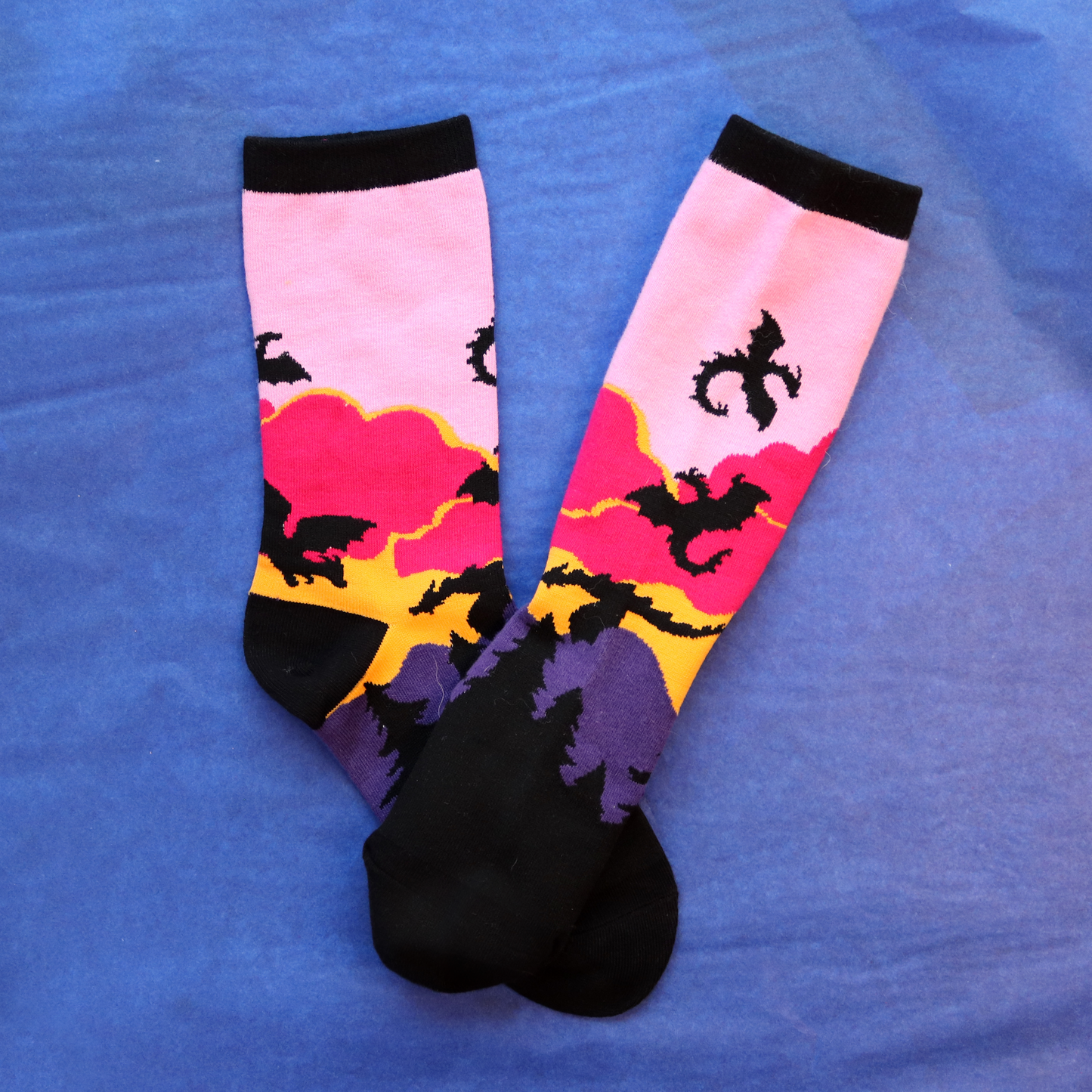 Sunset Dragon Socks