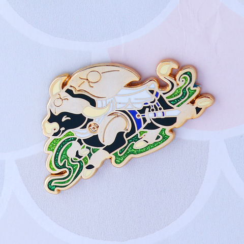 Taurus Paladin Enamel Pin