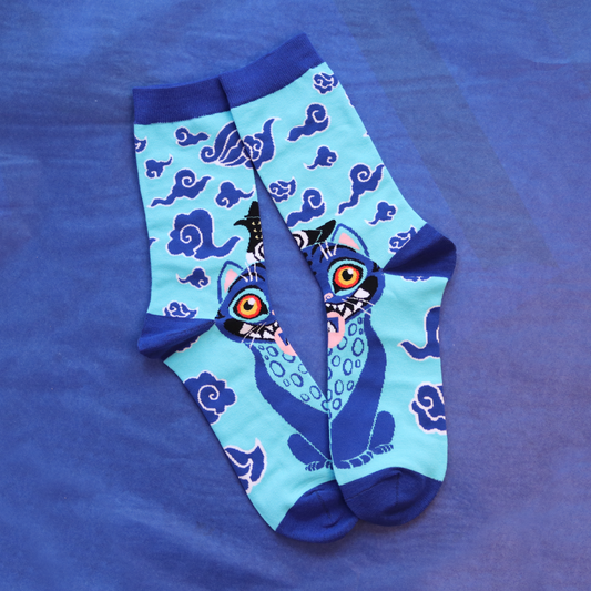 Tiger and Birdy Socks