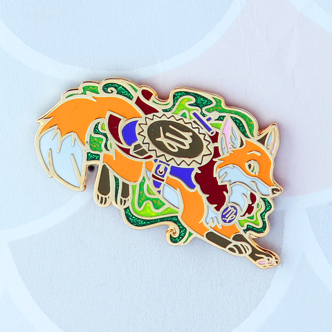 Virgo Fighter Enamel Pin