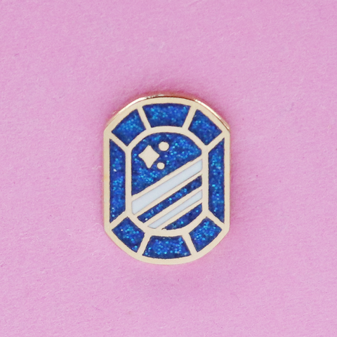 Blue Stone Mini Pin