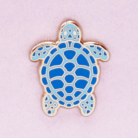 Blue Turtle Mini Pin
