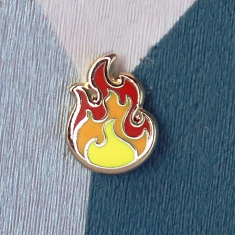 Fire Elemental Mini Pin