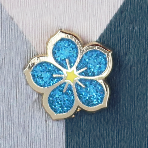 Forget-Me-Not Blossom Mini Pin