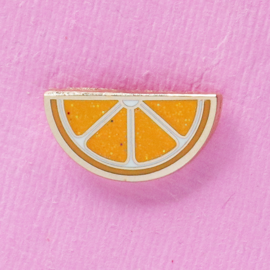 Orange Slice Mini Pin