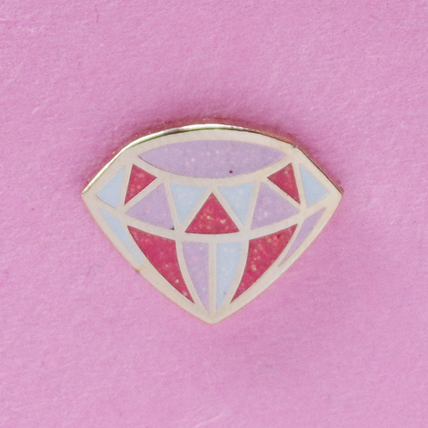 Pink Diamond Mini Pin