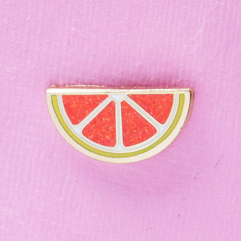 Pink Grapefruit Mini Pin