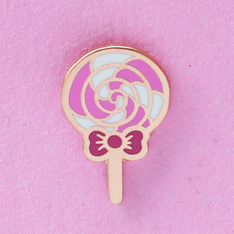 Pink Lollipop Mini Pin