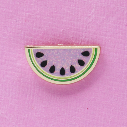 Pink Watermelon Slice Mini Pin