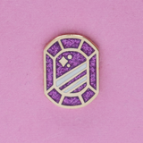 Purple Stone Mini Pin