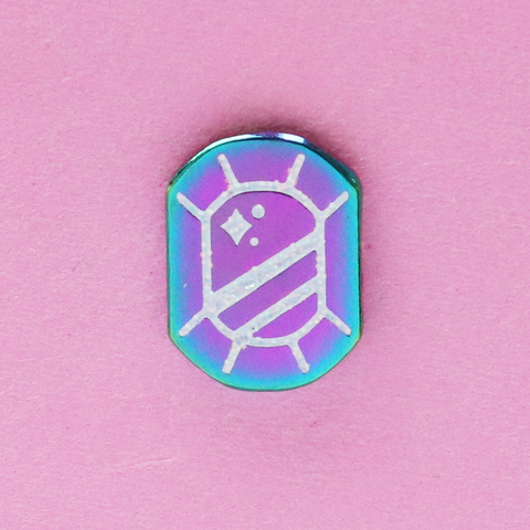 Rainbow Stone Mini Pin