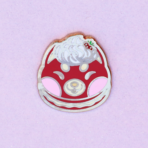 Shiba Macaron Mini Pin