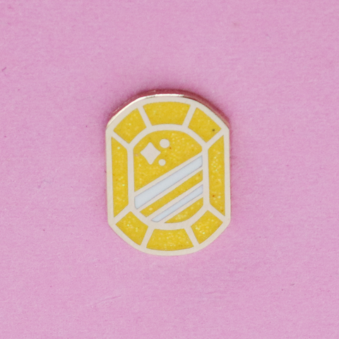 Yellow Stone Mini Pin